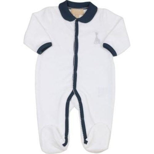 pyjama-en-velours-blanc-sophie-la-girafe-3-mois