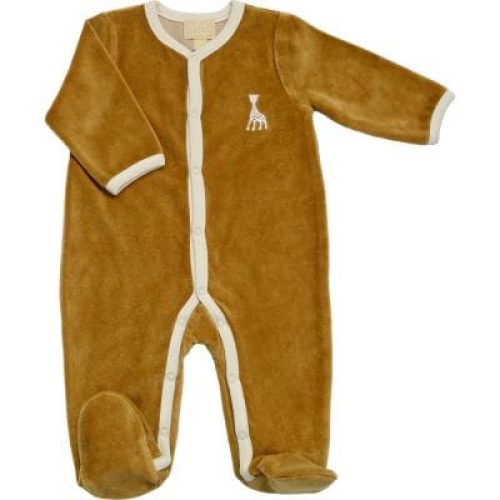 pyjama-en-velours-camel-sophie-la-girafe-3-mois