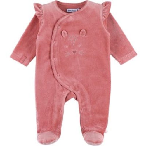 pyjama-en-velours-guepard-rose-6-mois