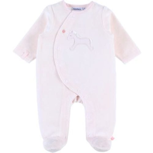 pyjama-en-velours-licorne-rose-des-la-naissance