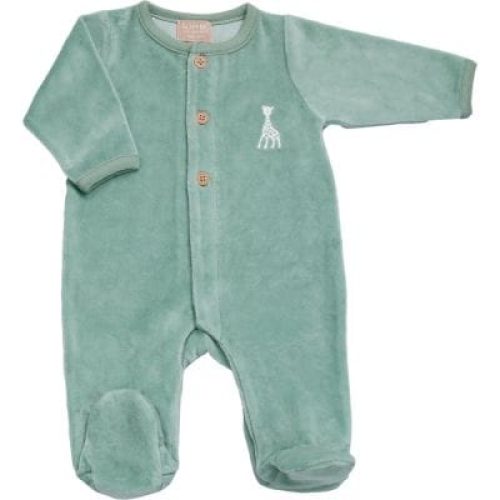 pyjama-en-velours-olive-sophie-la-girafe-1-mois