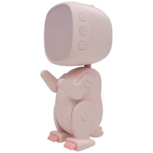 reveil-robot-dinosaure-rose