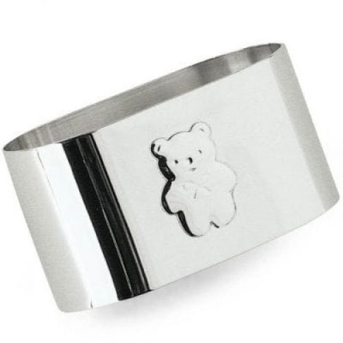 rond-de-serviette-lien-ourson-personnalisable-metal-argente