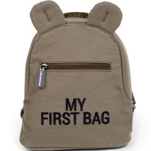 sac-a-dos-bebe-my-first-bag-toile-kaki-24-cm