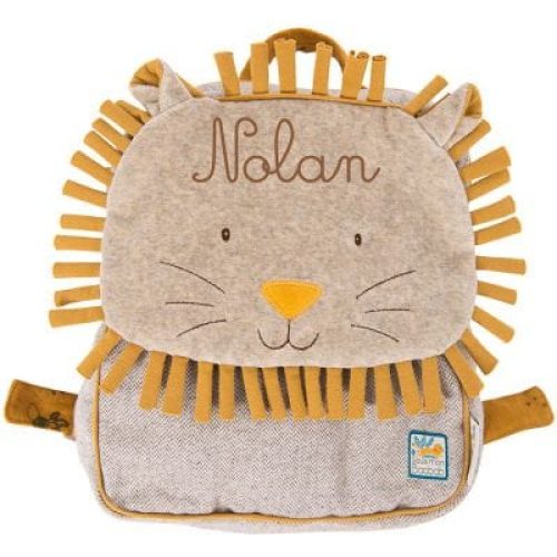 sac-a-dos-enfant-lion-sous-mon-baobab-personnalisable