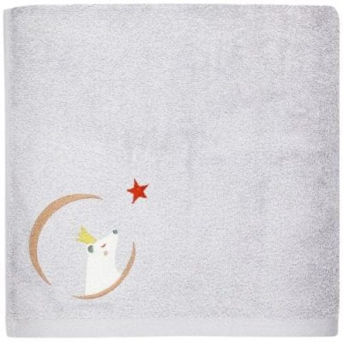 serviette-de-bain-grise-ours-personnalisable-70-x-140-cm