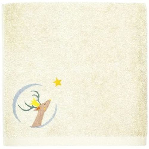 serviette-de-bain-jaune-pale-daim-50-x-100-cm