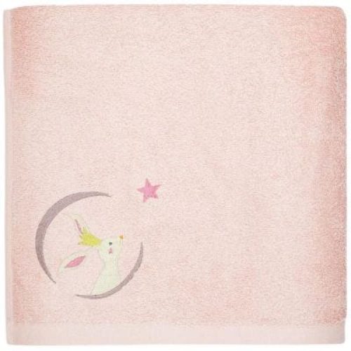 serviette-de-bain-rose-lapin-personnalisable-50-x-100-cm