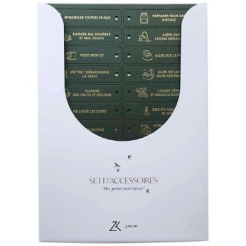 set-accessoires-tableau-des-motivations-vert