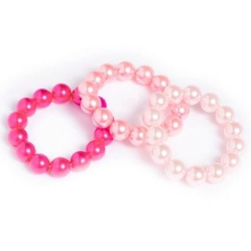 set-bracelets-perles-rose