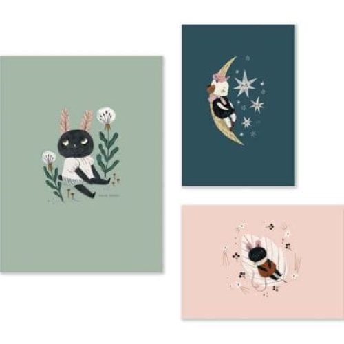 set-de-3-affiches-apres-la-pluie