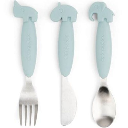 set-de-3-couverts-easy-grip-deer-friends-bleu