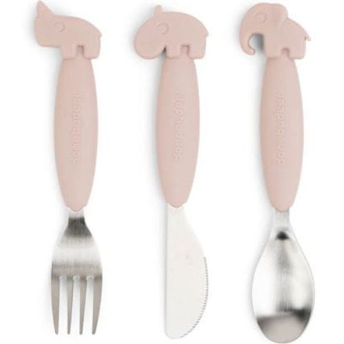 set-de-3-couverts-easy-grip-deer-friends-rose