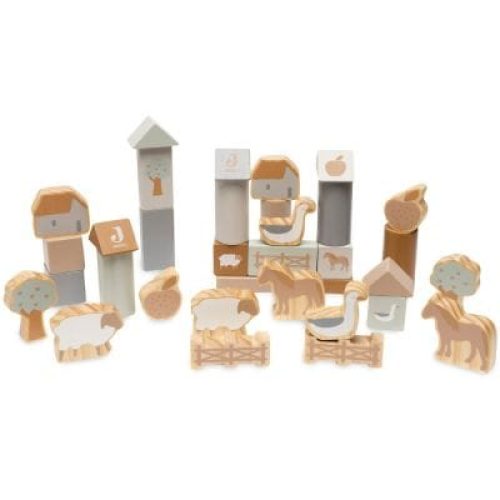 set-de-cubes-en-bois-farm-34-pieces