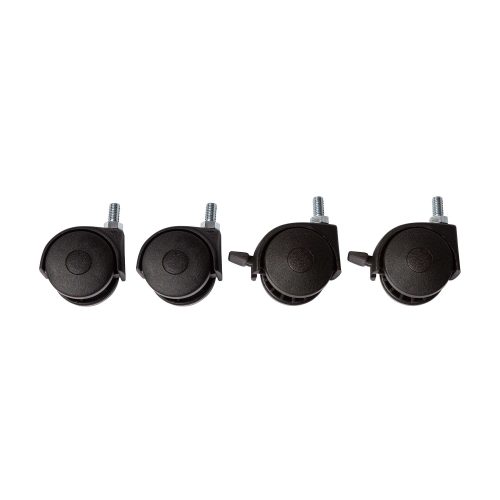 Set de roues 4 pcs - Noir