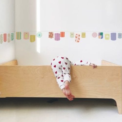 sticker-frise-murale-lampions-color