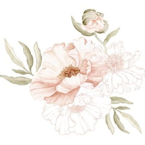 sticker-mural-large-pretty-poppy-81-x-71-cm