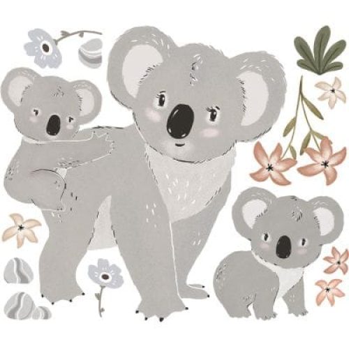 stickers-muraux-famille-koala-54-x-46-cm