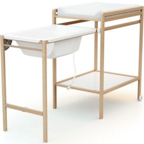 table-a-langer-avec-baignoire-en-bois-de-hetre-verni-essentiel