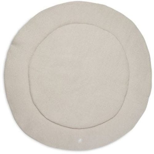 tapis-de-jeu-rond-basic-knit-nougat-95-cm