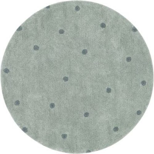 tapis-lavable-round-dot-blue-sage-140-cm