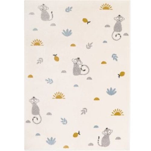 tapis-little-wild-monkey-miel-120-x-170-cm