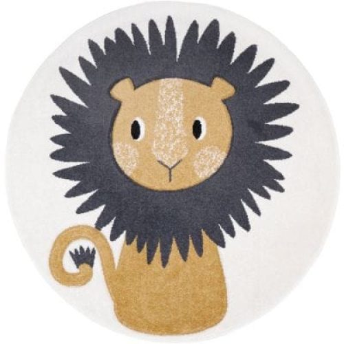tapis-rond-lion-jaggo-120-cm