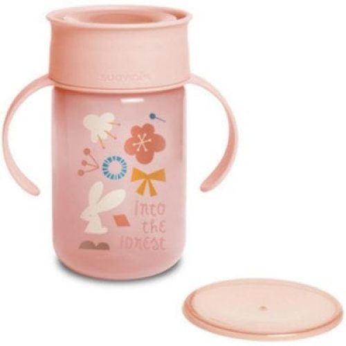 tasse-d-apprentissage-360-into-the-forest-rose-340-ml
