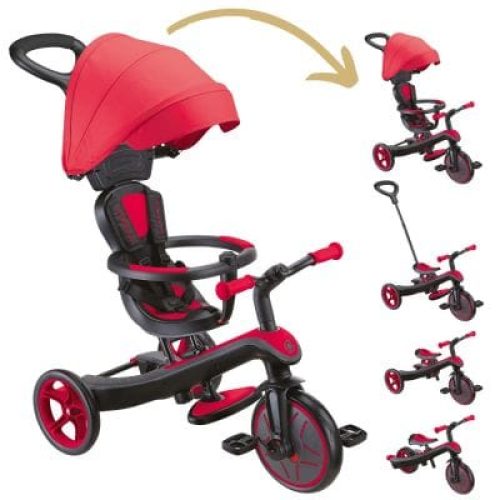 tricycle-evolutif-explorer-4-en-1-v2-rouge