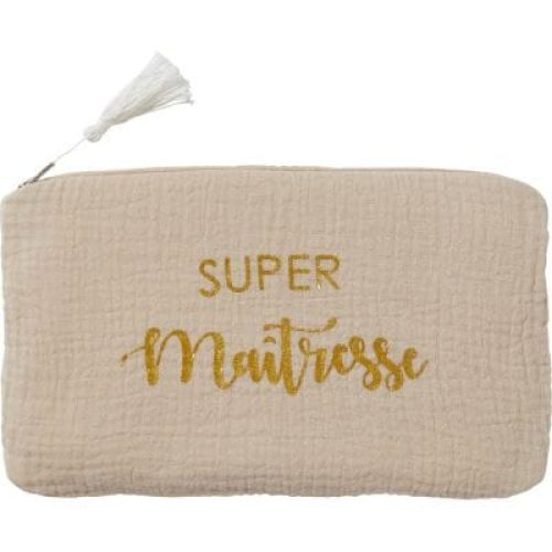 trousse-cadeau-super-maitresse-gaze-de-coton-biscuit