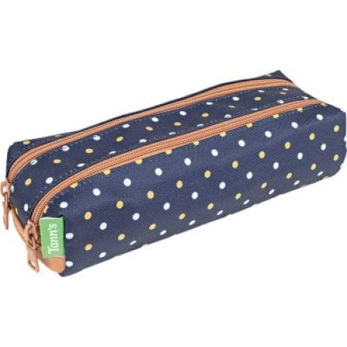 trousse-double-les-fantaisies-faustine-bleu-moutarde