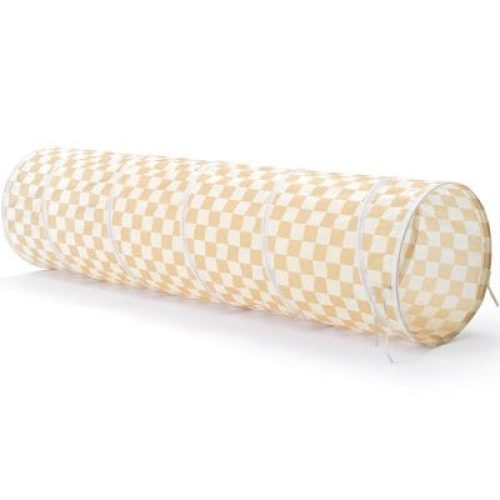 tunnel-de-jeu-jaune-a-carreaux