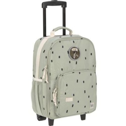 valise-a-roulettes-happy-prints-olive-clair