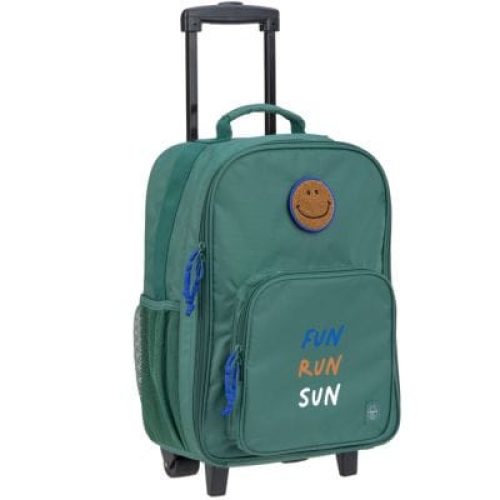 valise-a-roulettes-little-gang-vert-fonce