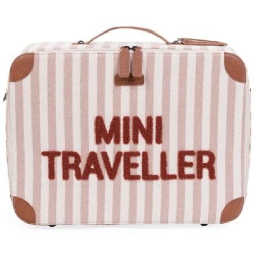valise-enfant-mini-traveller-rayures-nude-terracotta