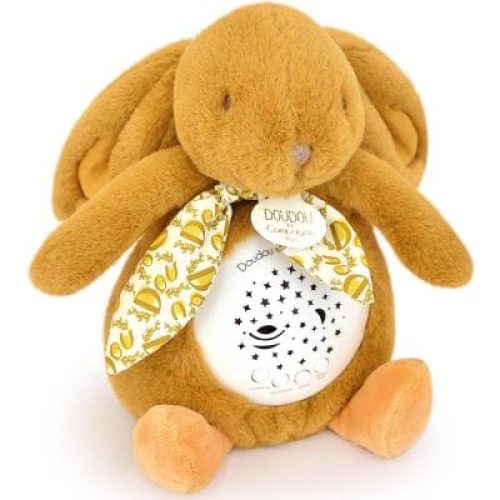 veilleuse-musicale-projections-d-etoiles-ocre-24-cm