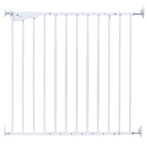 Supra Barriere De Porte/Escalier - 75-110 Cm - Métal - Blanc